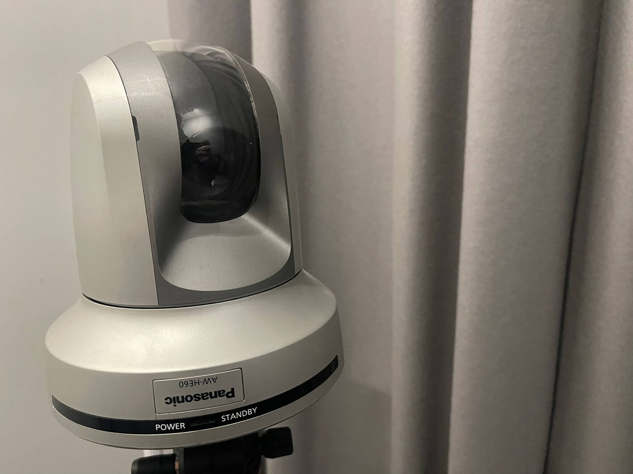 Hi-tech camera system at Lancashire Podcast Studio.